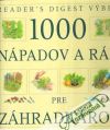 1000 npadov a rd pre zhradkrov