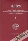 Actes du XIIe Congres International des Sciences Prhistoriques et Protohistoriques 2.