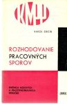 Rozhodovanie pracovnch sporov