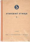 Stavebn stroje I.