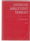 Chemickoanalytick tabulky